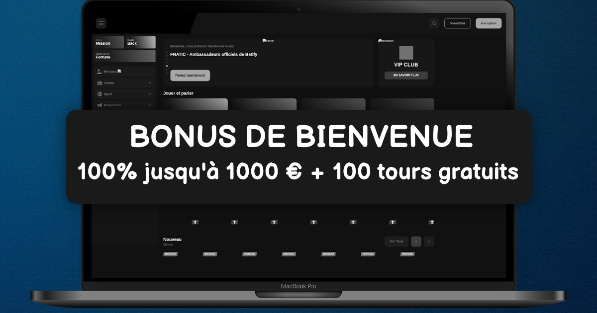 Betify Casino France - Machines à Sous avec Gains Rapides